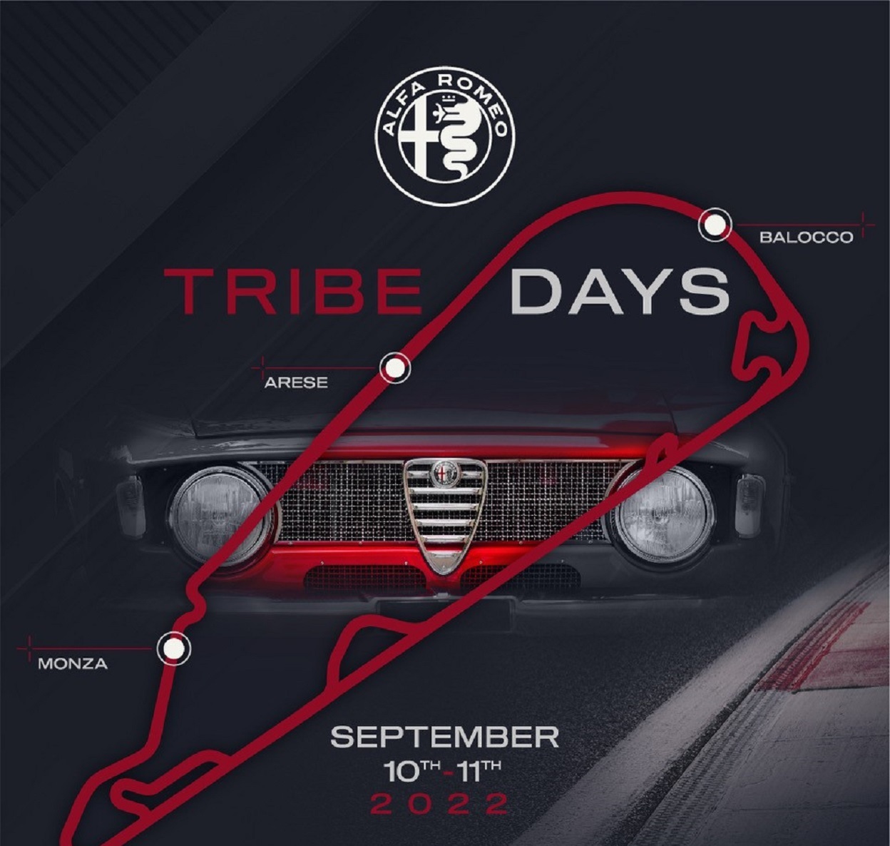 Alfa Romeo celebra i 100 anni del Circuito di Monza con i Tribe Days