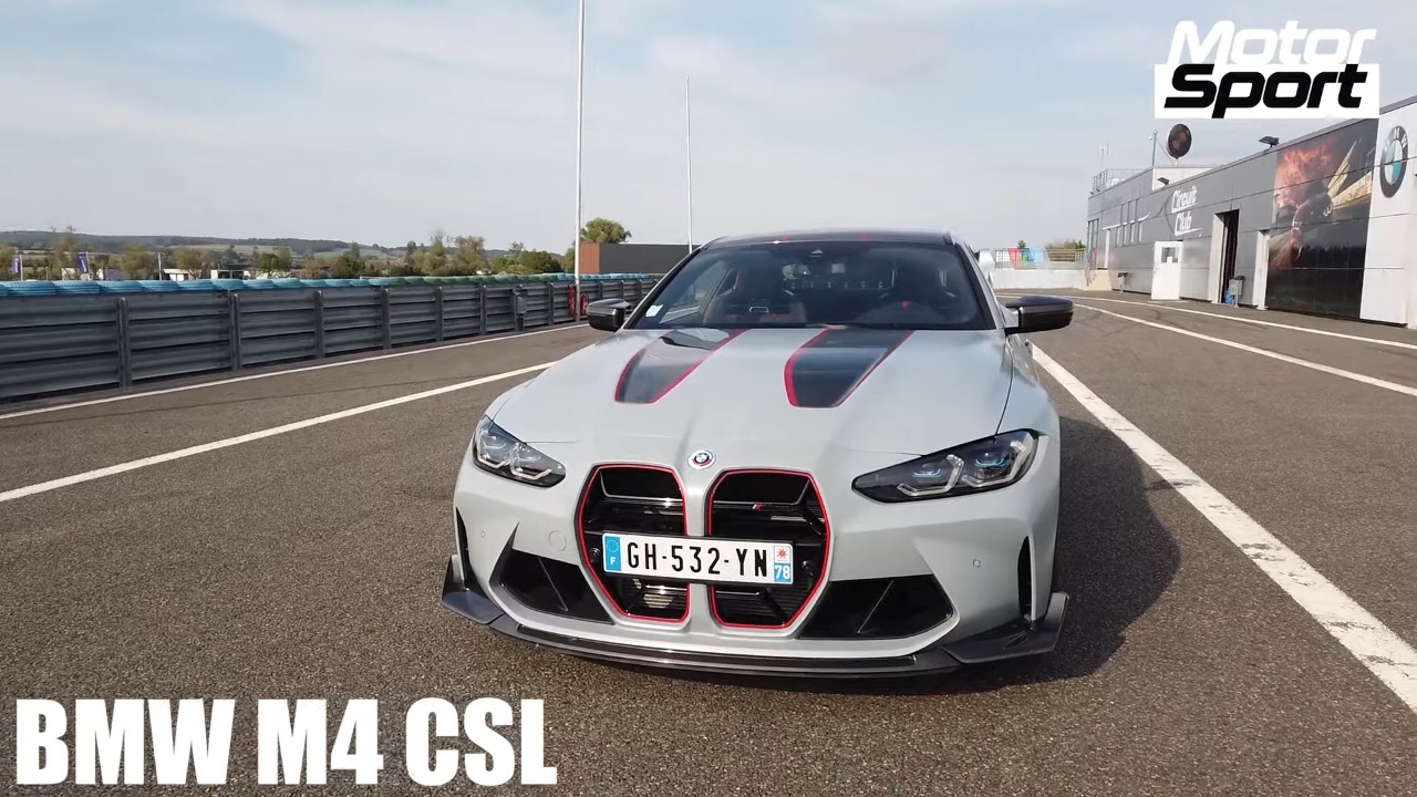 BMW M4 CSL test accelerazione
