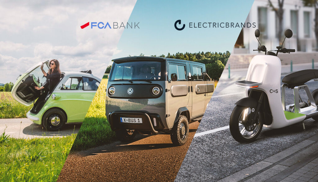 FCA Bank annuncia una partnership con ElectricBrands