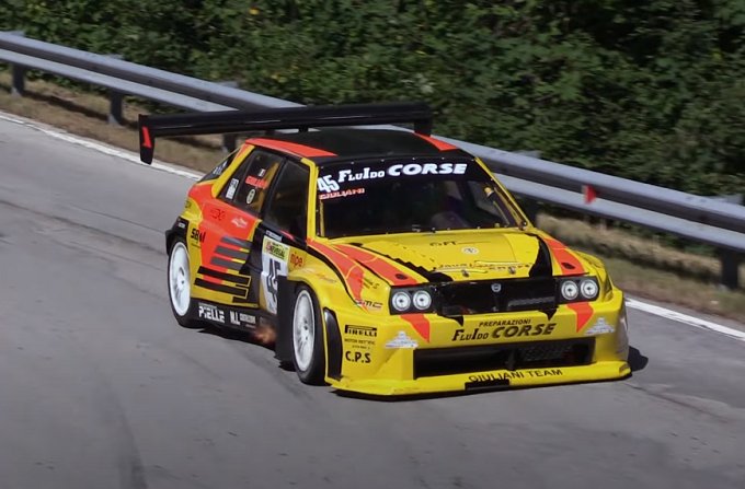 Lancia Delta Integrale EVO da 600 CV: rombante mostro da corsa in azione [VIDEO]