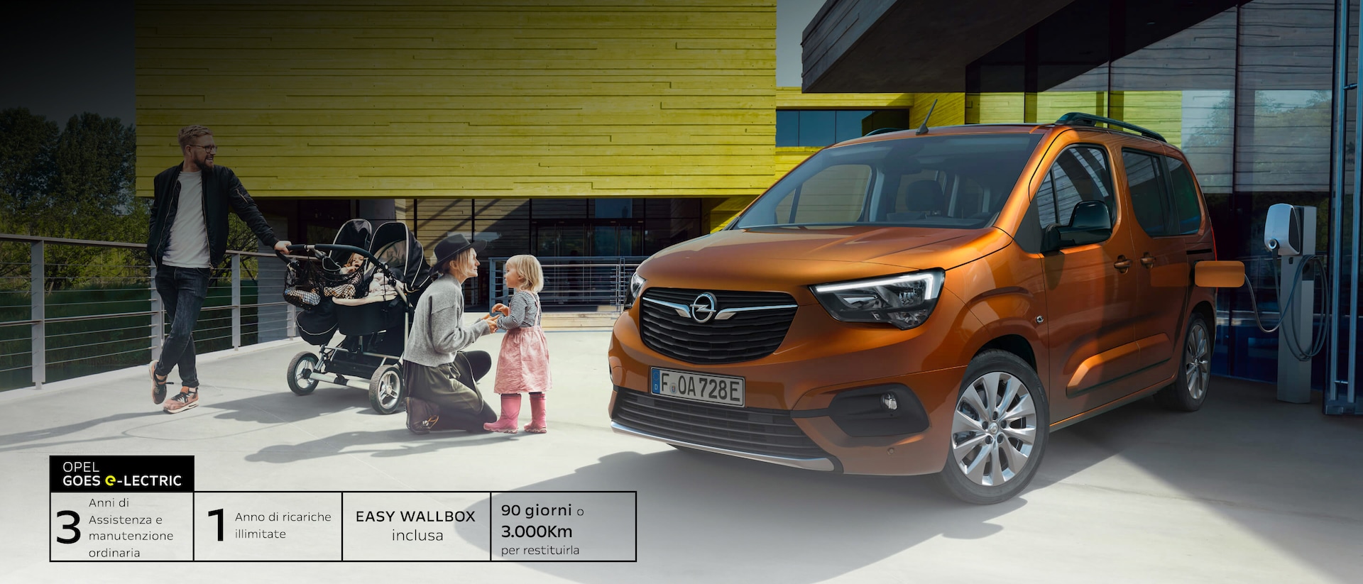 Opel Combo-e Life: a settembre in promozione da 199 euro al mese con incentivi