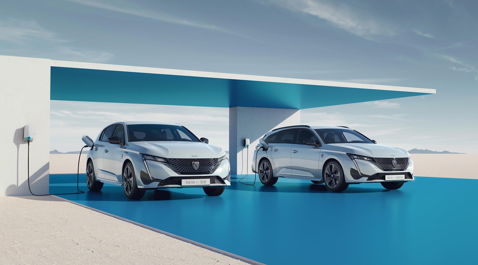 Peugeot e-308 ed e-308 SW: al debutto le versioni elettriche