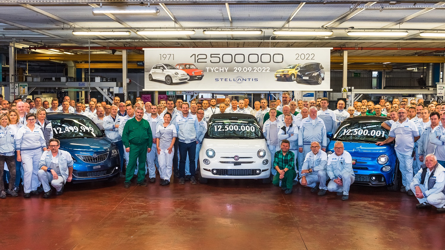 Stellantis a Tychy celebra la produzione di 12.500.000 di veicoli