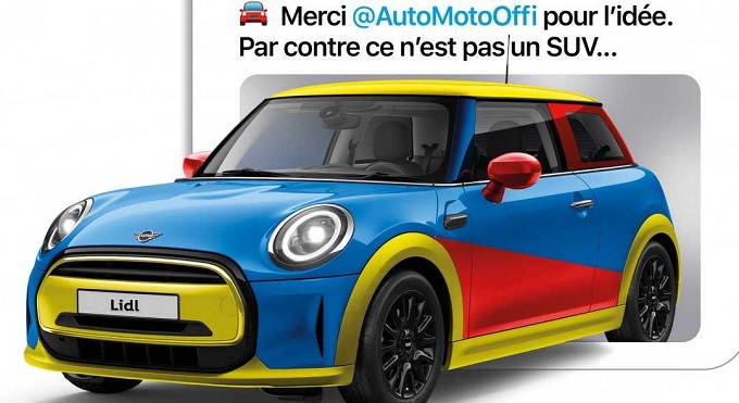 Lidl, l’auto personalizzata è realtà: in palio in un concorso a premi in Francia