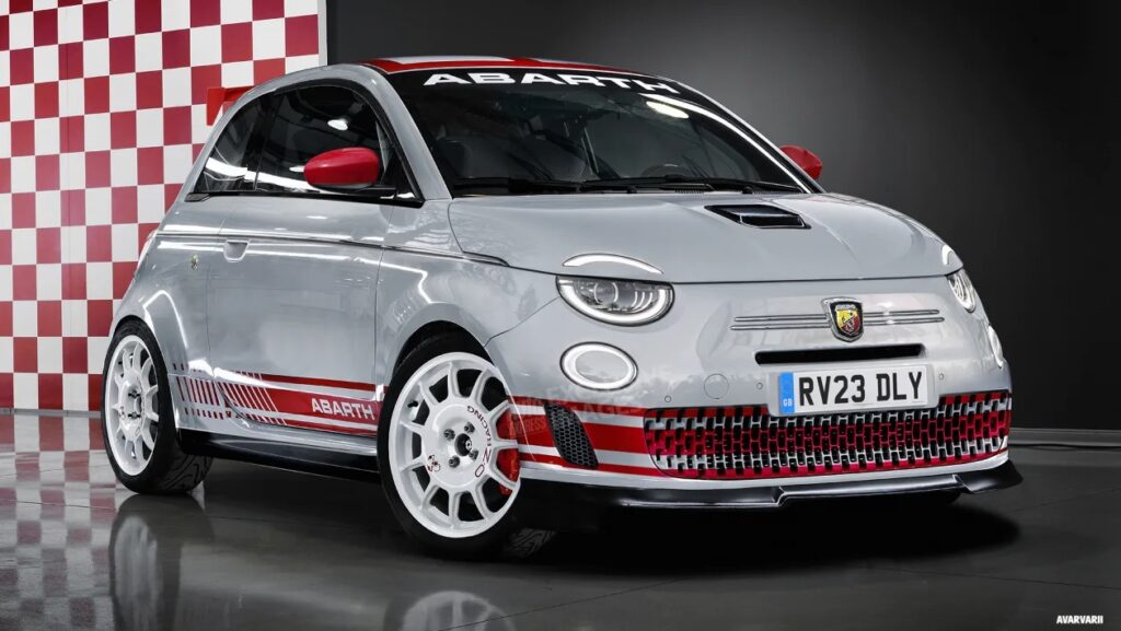 Abarth 500 elettrica: imminente il suo debutto