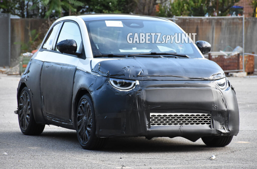 Abarth 500 elettrica: continuano i test [FOTO SPIA]