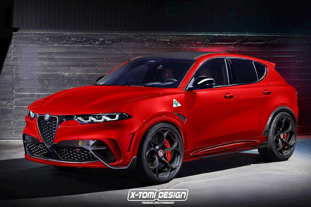 Alfa Romeo Tonale Quadrifoglio: sarà la sorpresa per il centenario nel 2023? [RENDER]