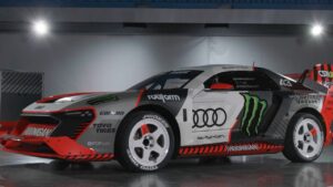 Audi S1 e-tron quattro Hoonitron: ecco in anteprima l’auto di Ken Block [VIDEO]