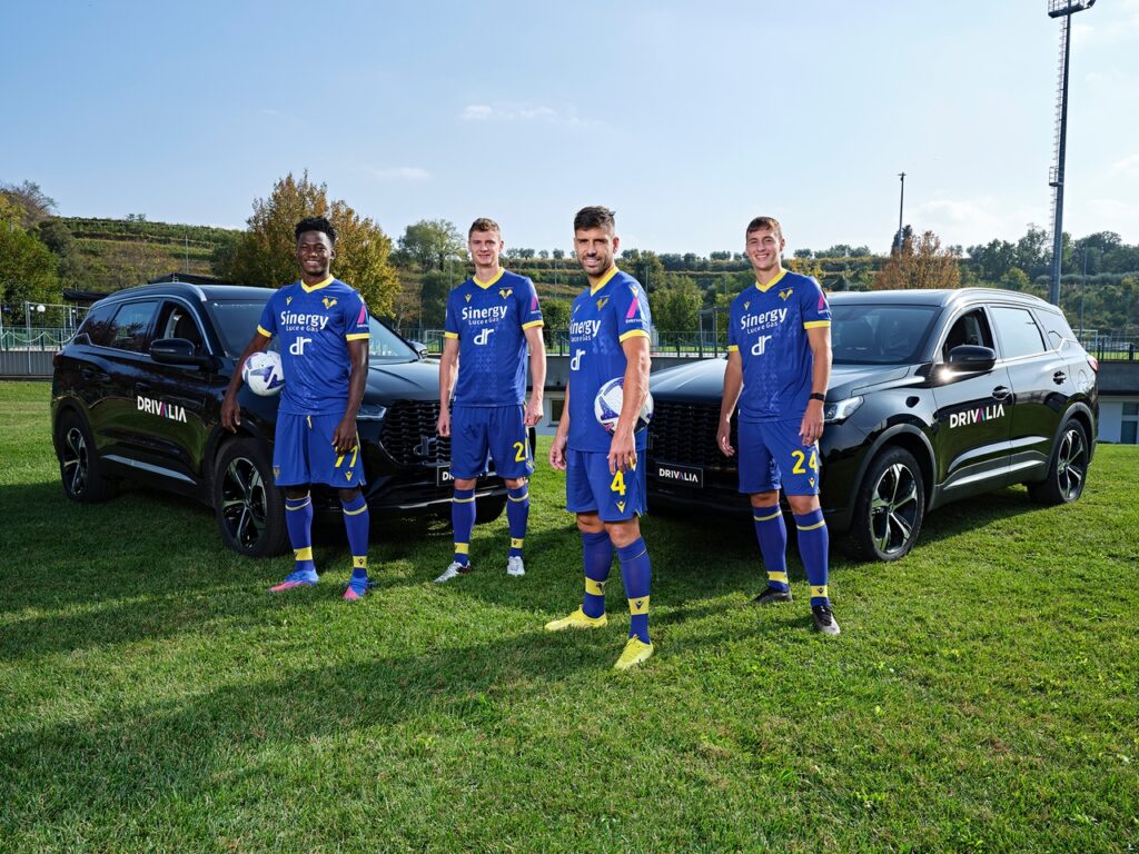 Drivalia è Sleeve-Jersey Sponsor dell’Hellas Verona FC