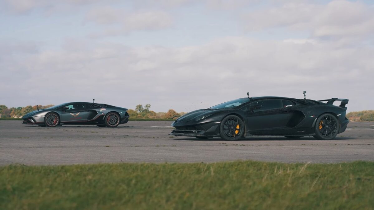 Aventador LP 7804 Ultimae vs SVJ chi vince la drag race