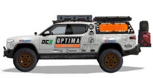 Rivian R1T: Optima Batteries presenterà una versione speciale al SEMA Show [TEASER]