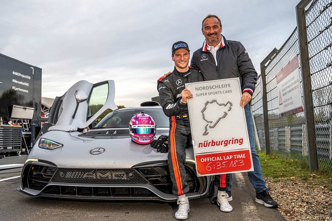 Mercedes-AMG One è la nuova primatista del Nurburgring col tempo di 6′:35,183” [FOTO e VIDEO]