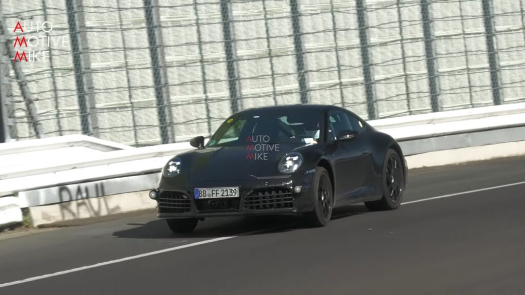 Porsche 911 Hybrid: proseguono i test sul Nurburgring [VIDEO SPIA]