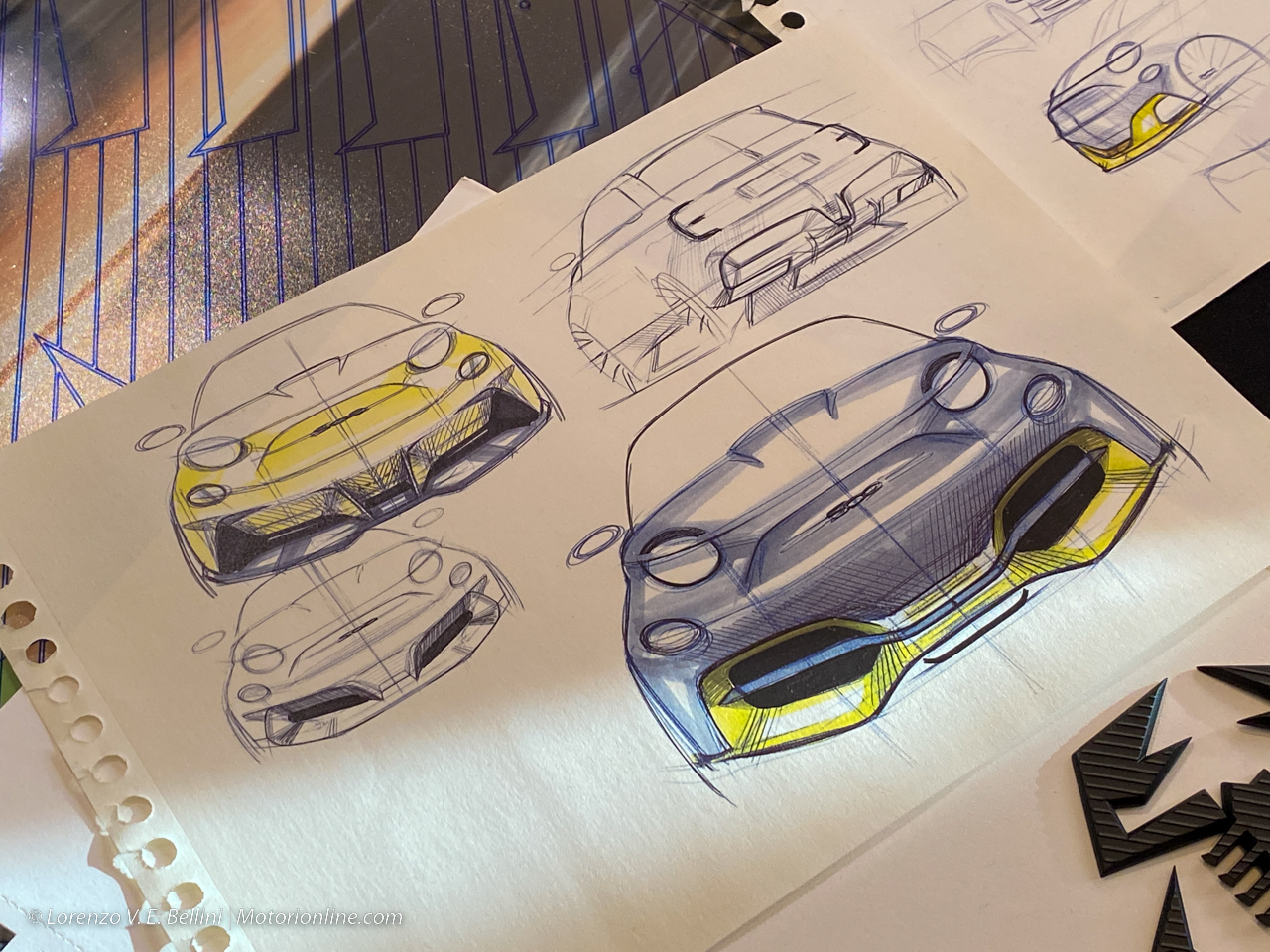 Abarth 500e - Disegni
