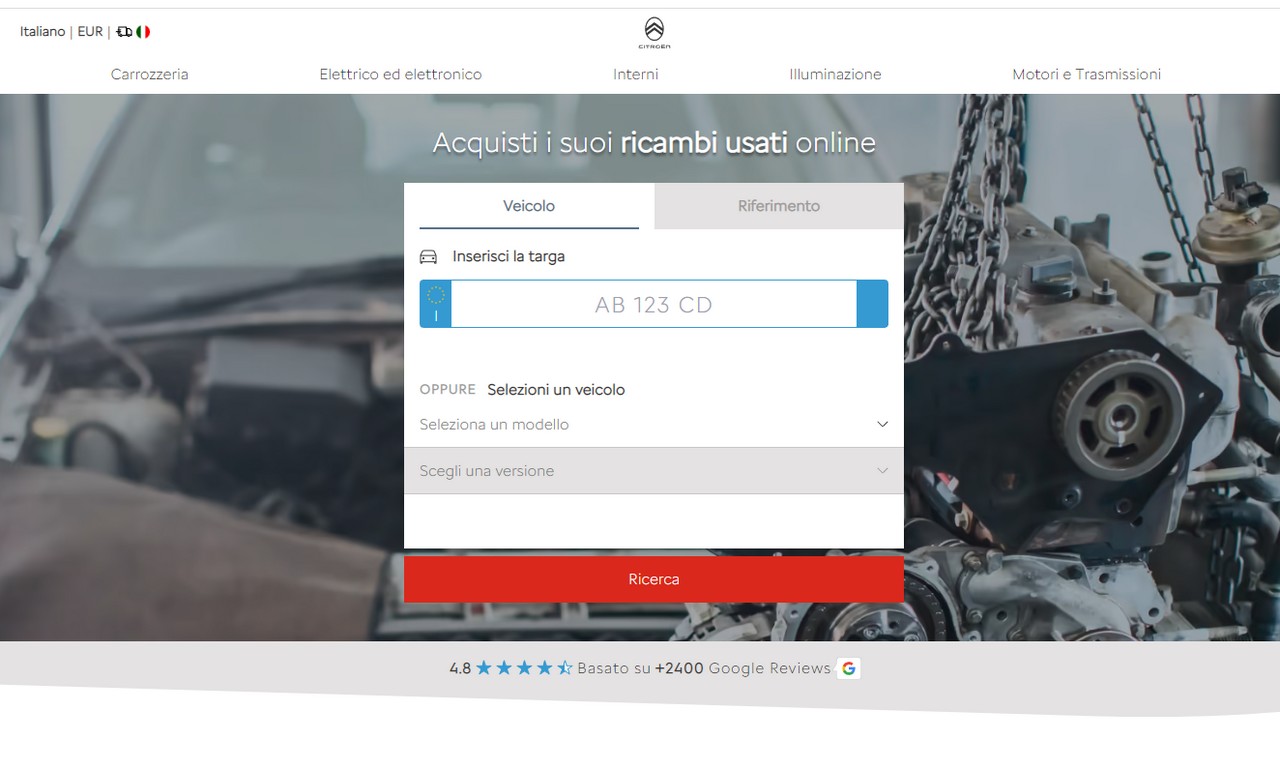 Citroen: il catalogo di ricambi B-Parts per la manutenzione fai da te