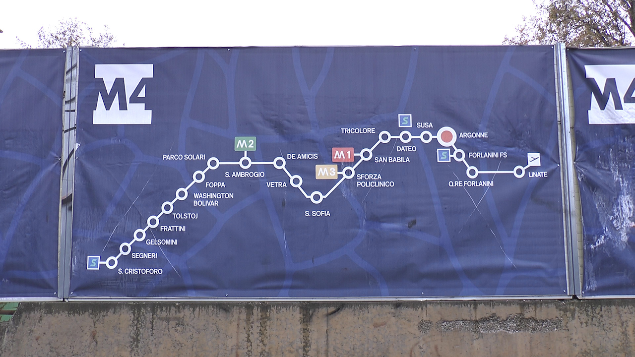 Milano: sabato apre la metro M4, collega l’aeroporto di Linate con la città