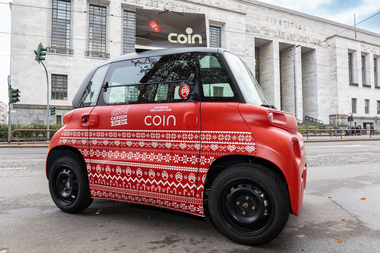 Citroën My Ami Cargo: quest’anno a Milano il Natale arriva a domicilio