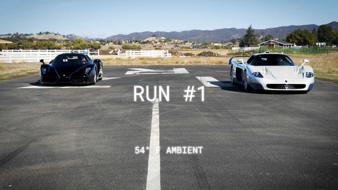 Ferrari Enzo vs Maserati MC12: chi vince la drag race? [VIDEO]