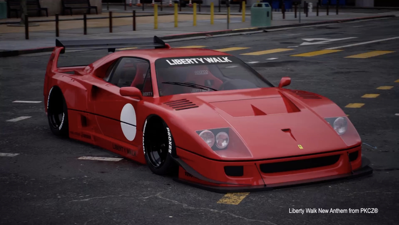 Ferrari F40: Liberty Walk presenterà il mese prossimo la sua versione modificata