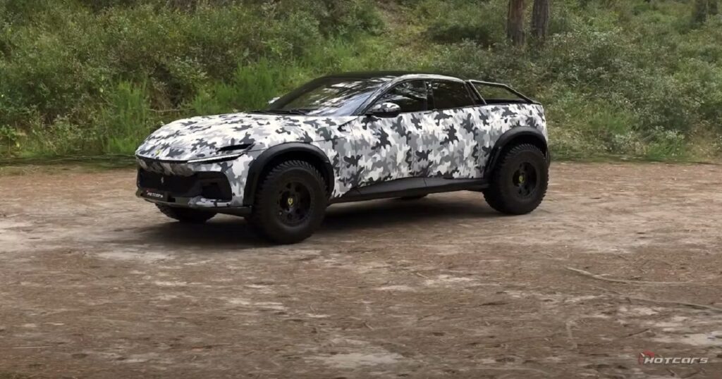 Ferrari Purosangue Baja: ecco la versione per le gare off-road [RENDER]
