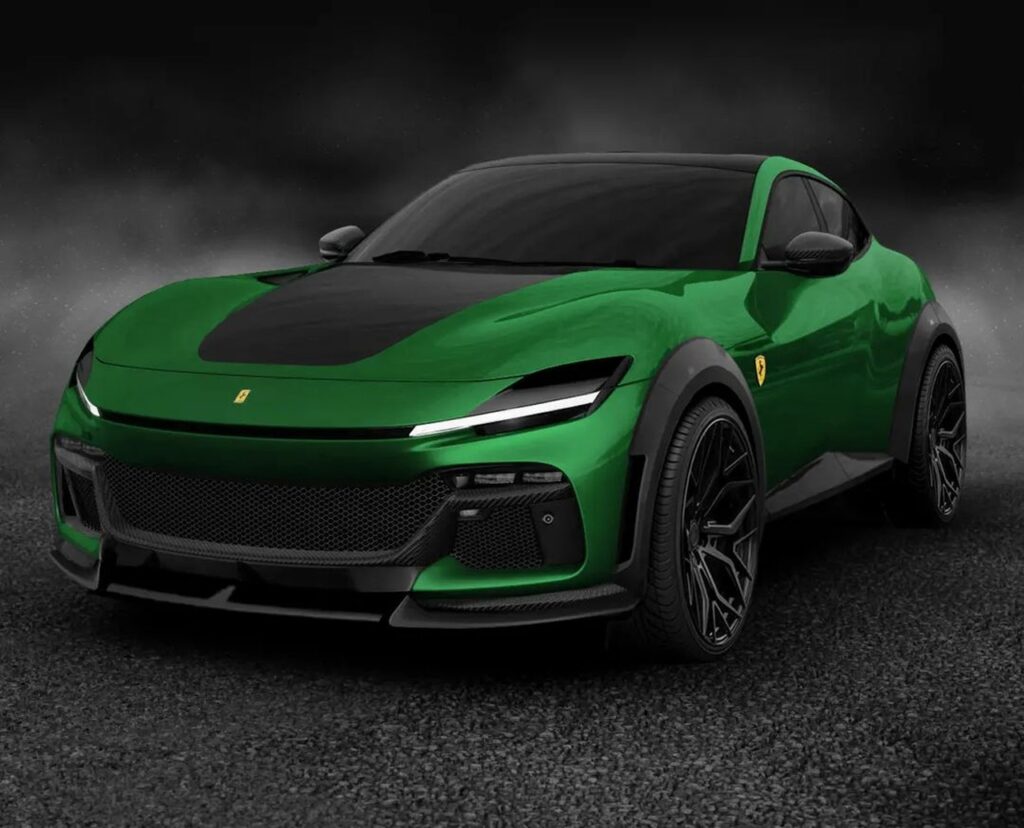 Ferrari Purosangue: ecco la versione widebody [RENDER]
