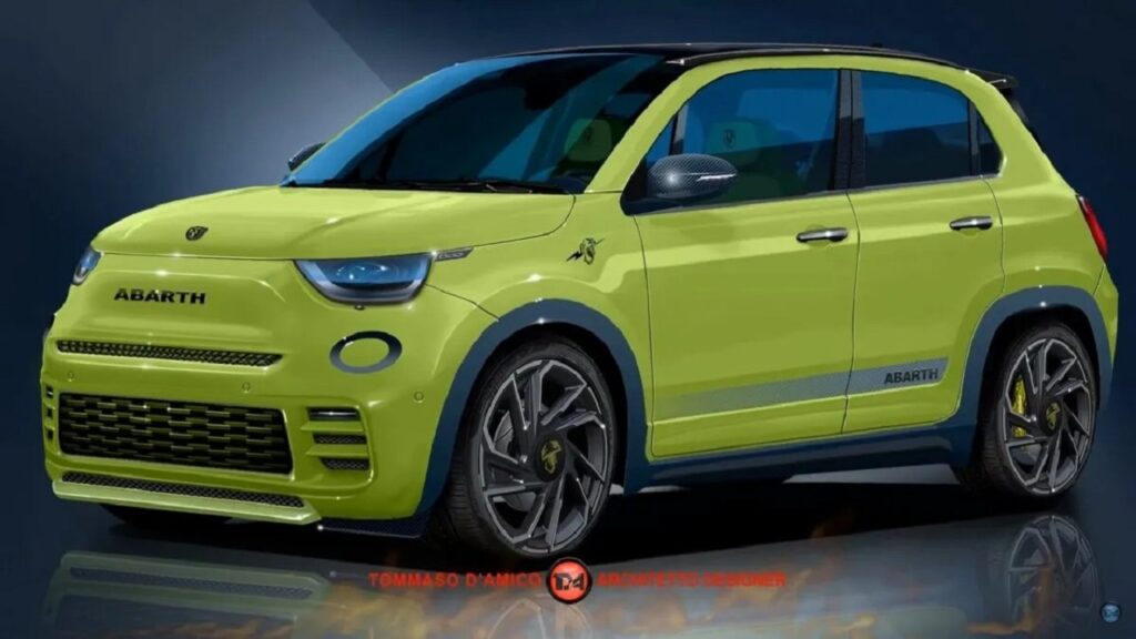 Nuova Fiat 600 Abarth: c’è chi la immagina così [VIDEO RENDER]