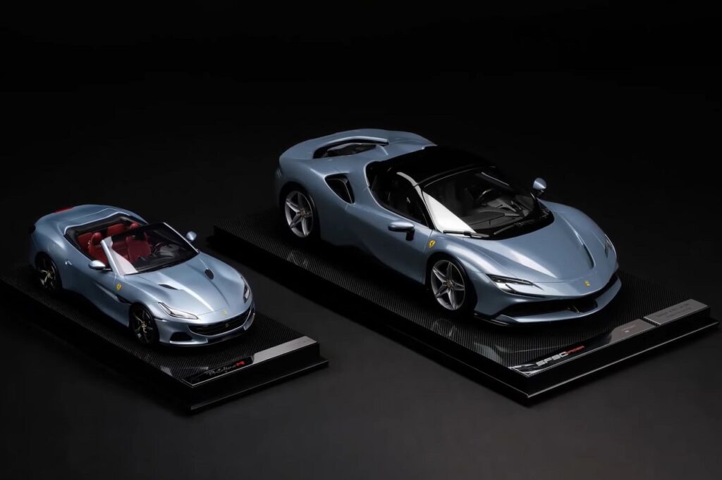 Ferrari: i clienti possono ordinare un modellino in scala perfettamente abbinato alla loro auto