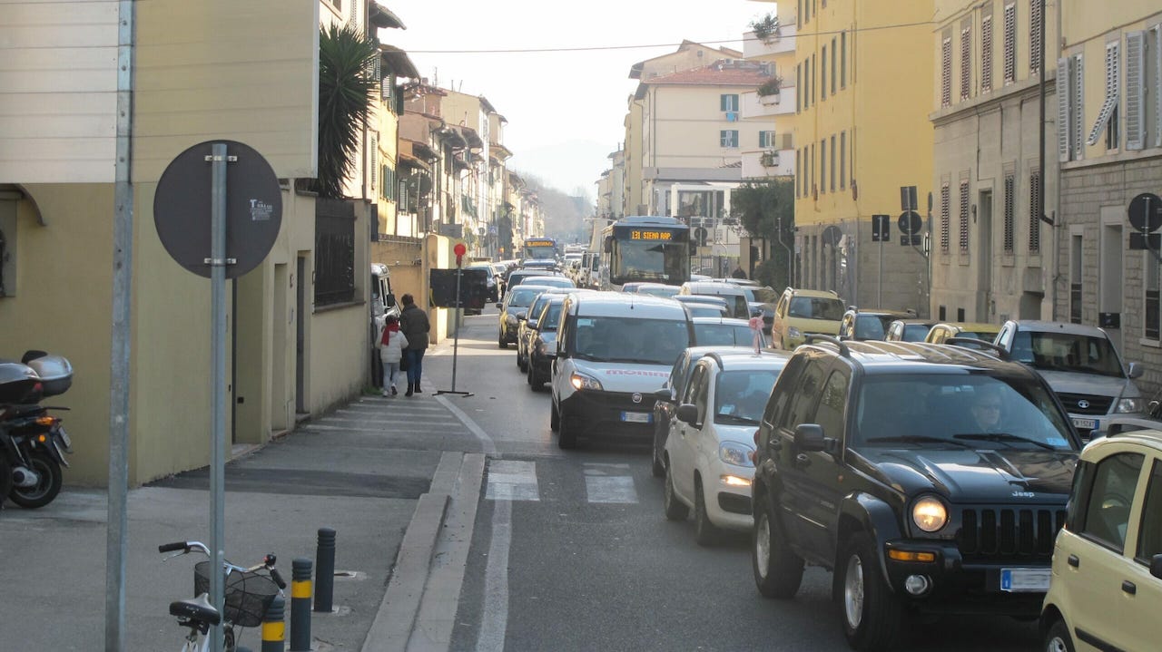Firenze: in cinque nuove zone è stato introdotto il limite dei 30 km/h
