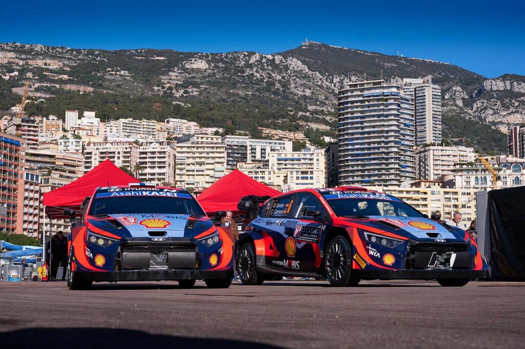 Hyundai Motorsport ai nastri di partenza del Rally di Monte Carlo