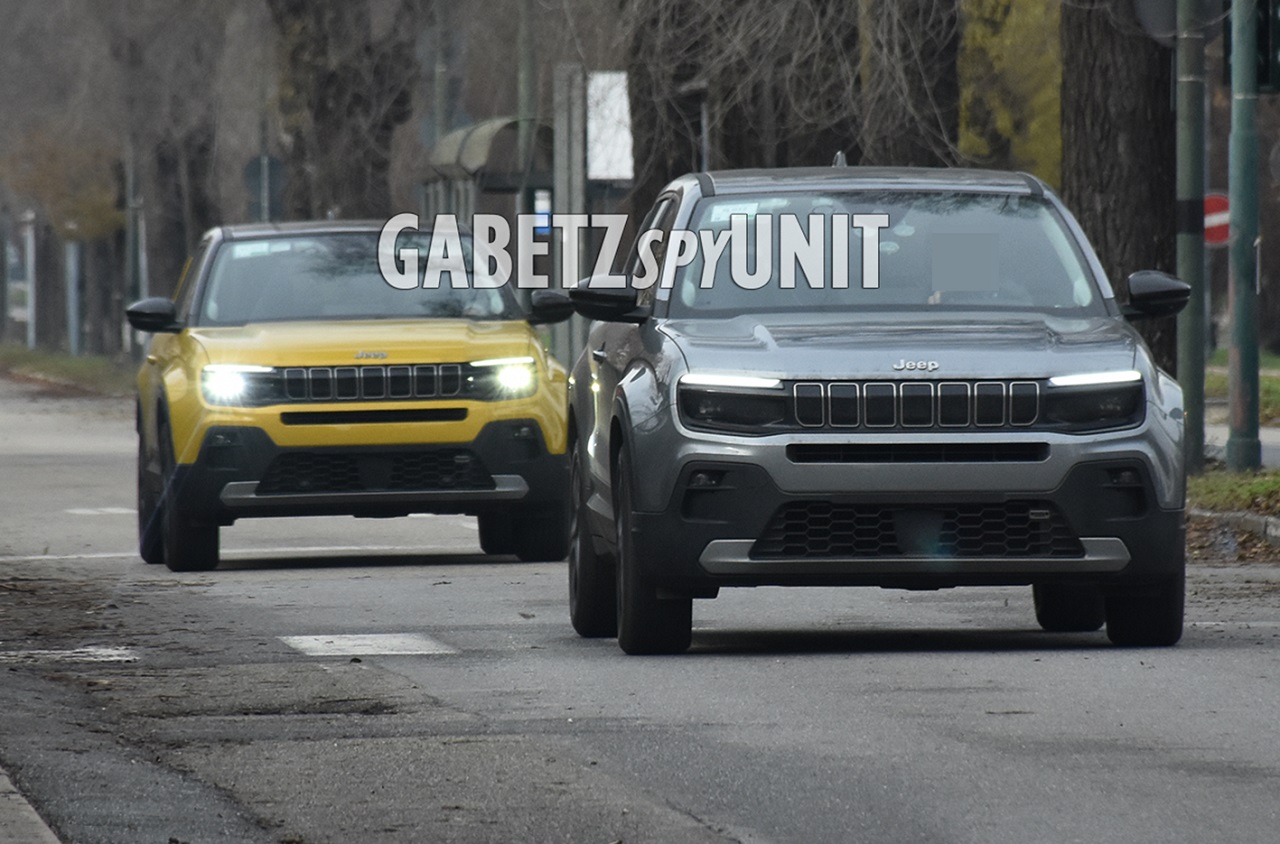 Jeep Avenger ICE avvistato in strada in Italia