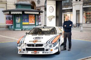 Lancia al via del Rally Monte Carlo Historique con la mitica 037