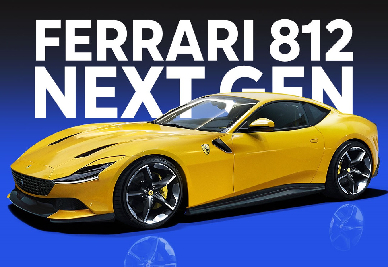 Nuova Ferrari 812: un render immagina così la futura generazione