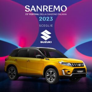 Suzuki si conferma, anche quest’anno, auto ufficiale del Festival di Sanremo 2023