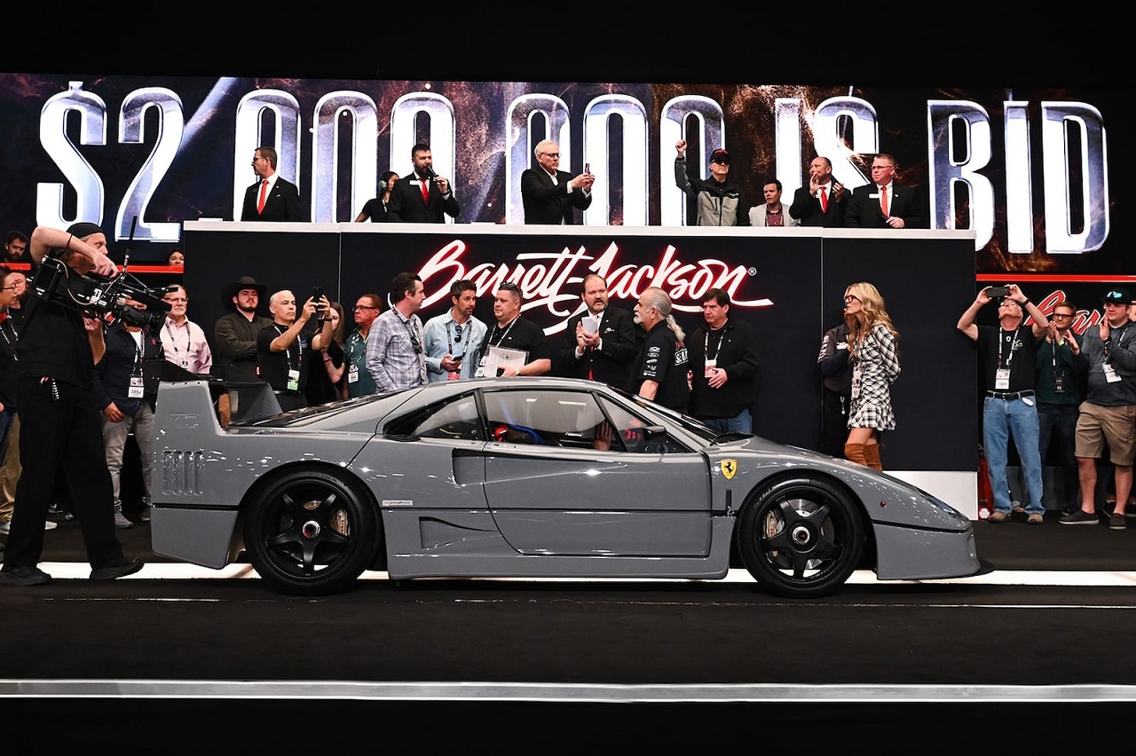 Ferrari F40 da 1.000 CV finalmente venduta ad una cifra record