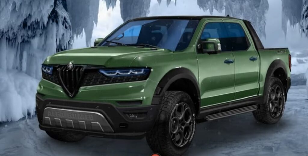 Alfa Romeo Vulcano: ipotizzato il design di un futuro pickup del Biscione [Video Render]