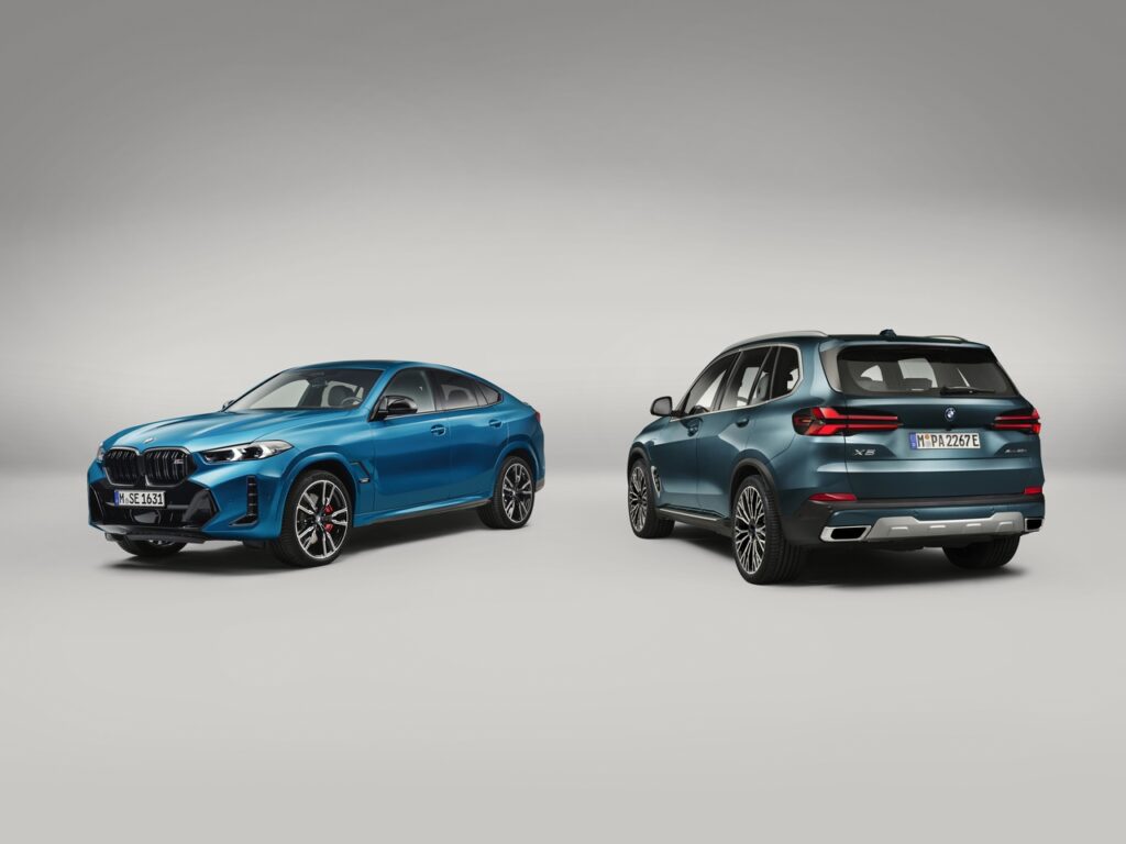 BMW X5 e X6 2024: debutta il nuovo restyling con tante novità interessanti [FOTO]