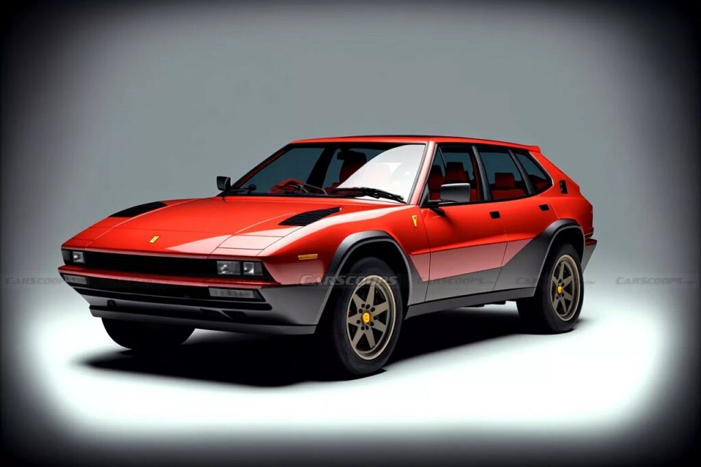 Ferrari Purosangue: ecco il suo aspetto se fosse arrivata negli anni ’80