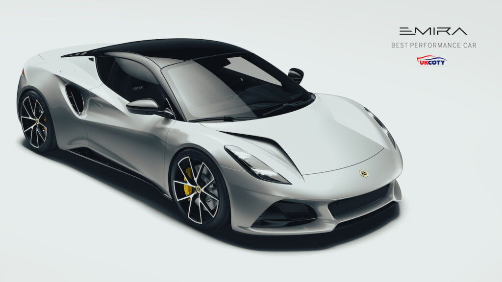 Lotus Emira eletta Best Performance Car nel Regno Unito