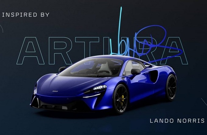 McLaren Artura: ecco la versione personalizzata da Lando Norris [VIDEO]