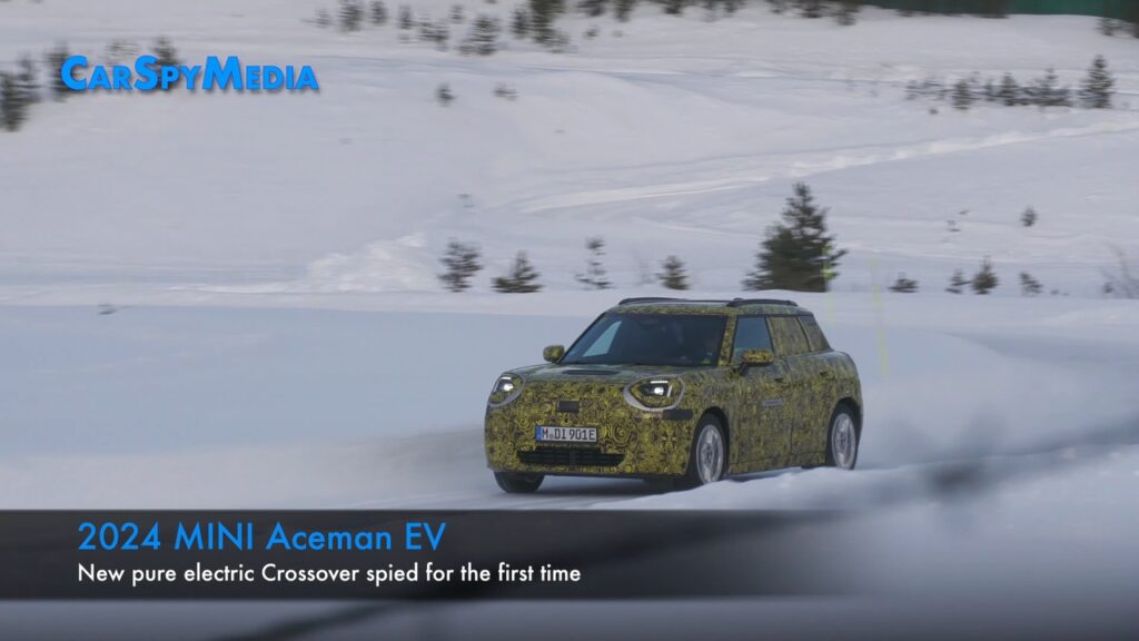 Mini Aceman 2025: test invernali per il nuovo crossover elettrico [VIDEO SPIA]