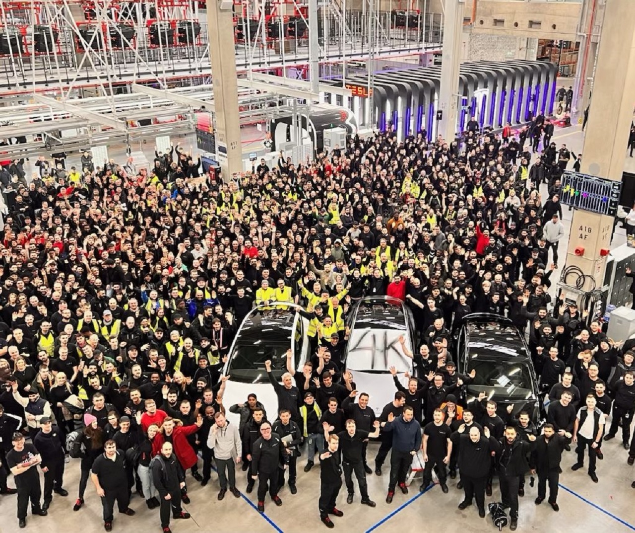 Tesla Model Y: prodotte 4.000 unità in una settimana a Berlino