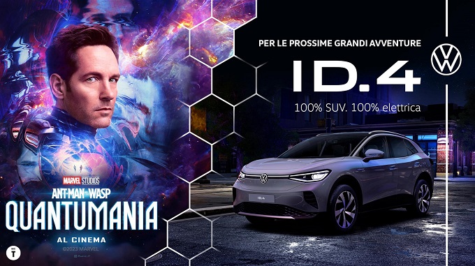 Volkswagen elettrizza il film Marvel “Ant-Man and The Wasp: Quantumania” [VIDEO]