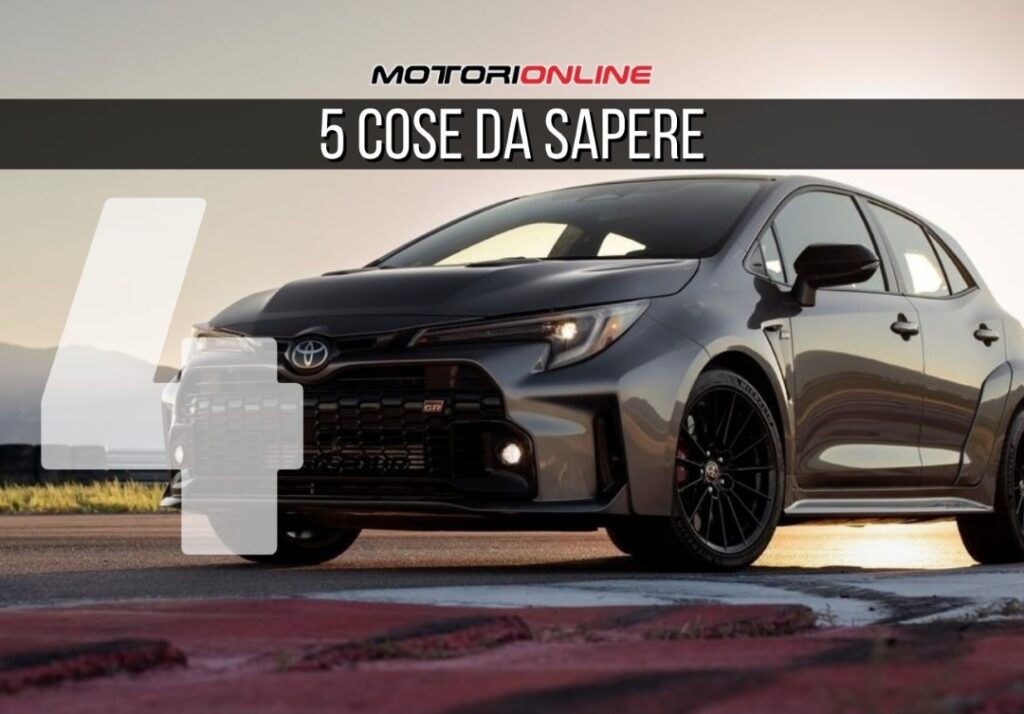 Toyota Corolla 2023: per i più sportivi c’è la versione GR [5 COSE DA SAPERE – #4]