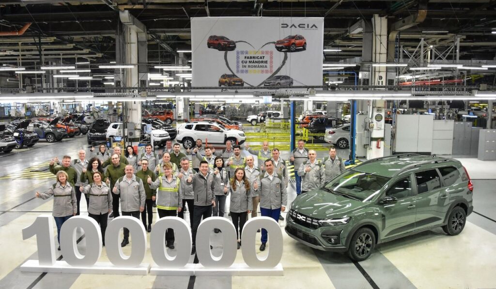 Dacia Jogger: è stato prodotto l’esemplare numero 100.000