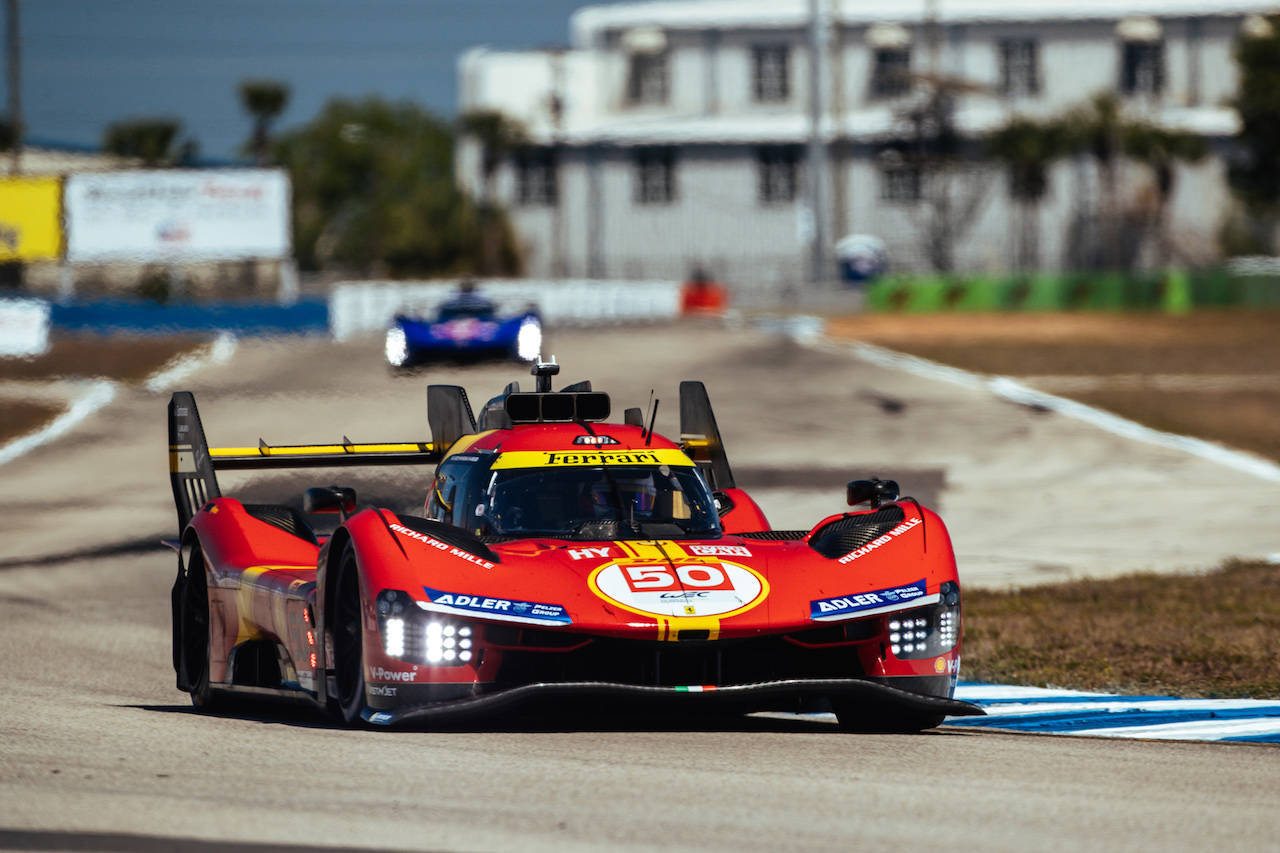 1000 Miglia di Sebring 2023: alle 17 il via, con la Ferrari in pole position