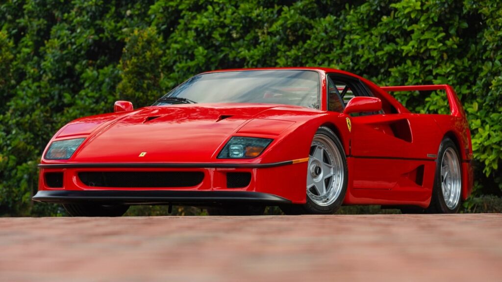 Ferrari F40: all’asta un perfetto esemplare da 3,5 milioni [FOTO]