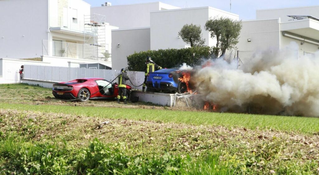 Ferrari Incidente