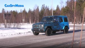 Mercedes EQG 2024: eccolo in azione sulla neve nel Nord Europa [VIDEO SPIA]