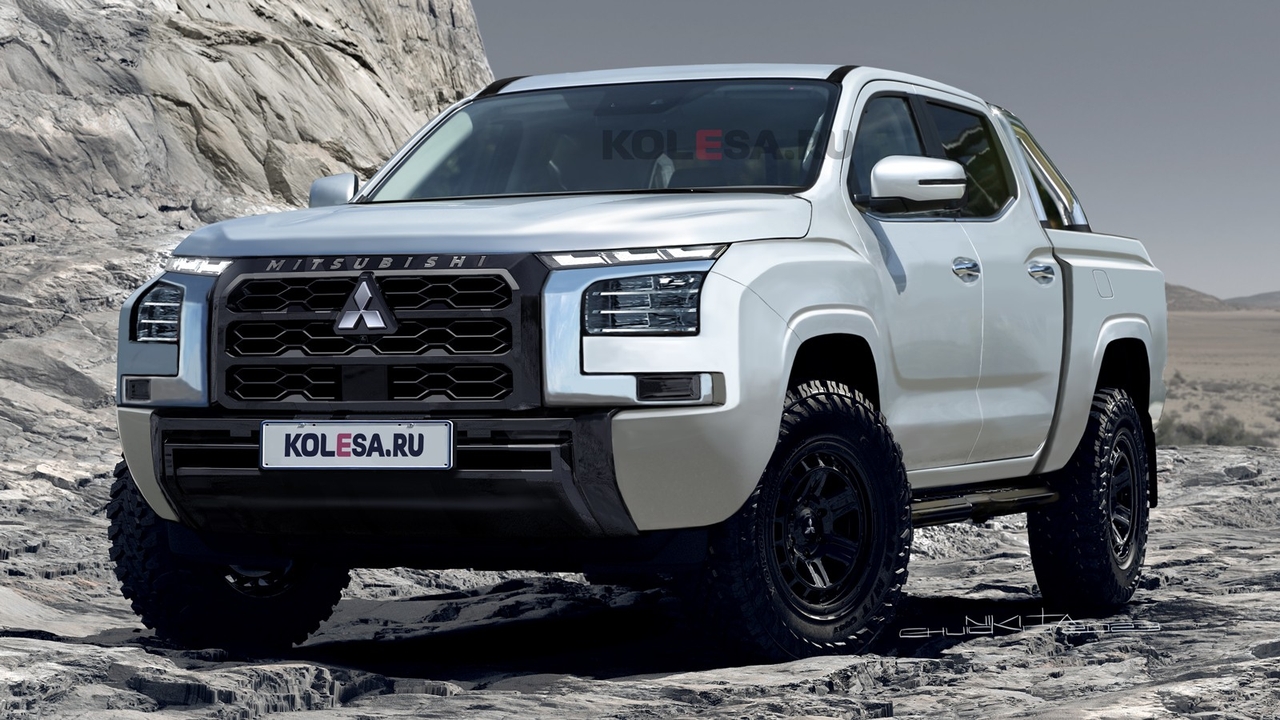Mitsubishi L200 2024 render Kolesa