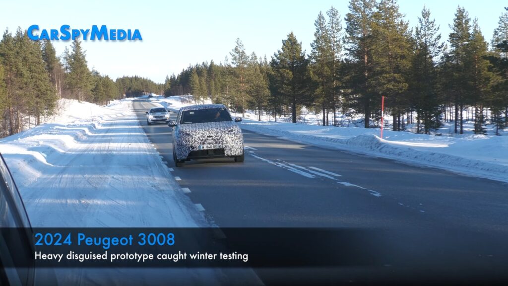 Peugeot 3008 2024: test invernali per la nuova generazione [VIDEO SPIA]